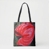 Rode ventilator Canvas tas (Voorkant)