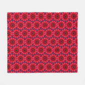 Rode ventilator fleece deken (Voorkant (Horizontaal))