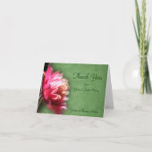 Rode ventilator in zonlicht Natuur Dank je wel Bedankkaart (Voorkant)