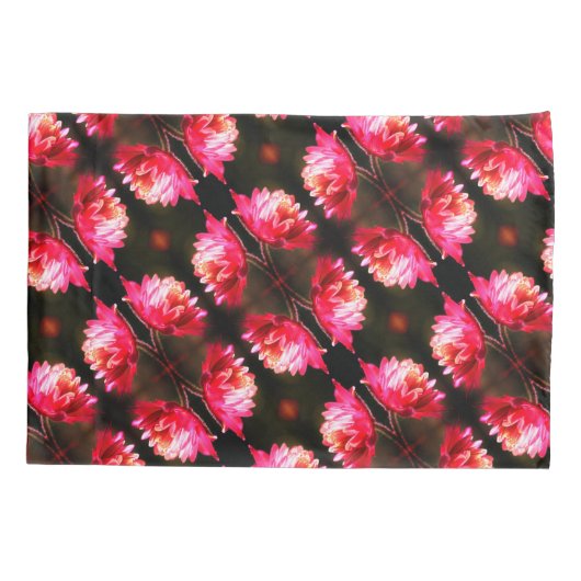 Rode ventilator in zonlicht sluit patroon op kussensloop (Achterkant)