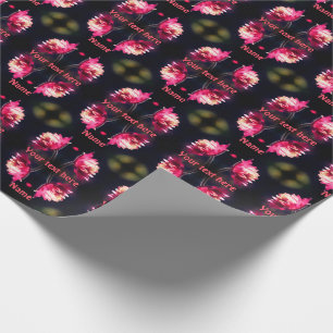 Rode ventilator in zonlicht sluit persoonlijke cadeaupapier