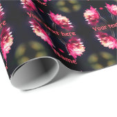 Rode ventilator in zonlicht sluit persoonlijke cadeaupapier (Rol Hoek)