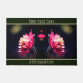 Rode ventilator in zonlicht sluit persoonlijke deurmat (Voorkant)