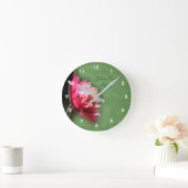 Rode ventilator in zonlicht, speciaal gepersonalis ronde klok (Huis)