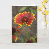 Rode ventilator kaart (Gele Bloem)