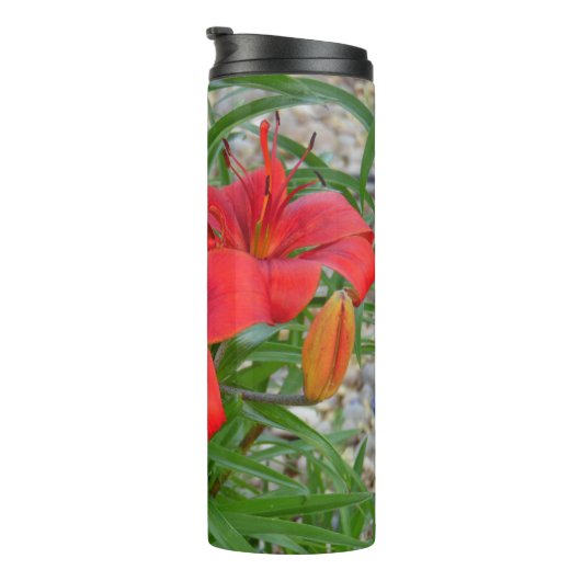 Rode ventilator thermosbeker (Geroteerd rechts)