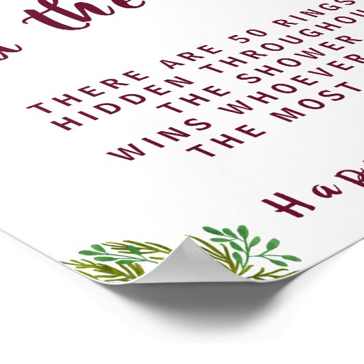 Rode ventilator vindt het Spel van het Vrijgezelle Poster (Hoek)