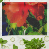 Rode ventilatorkracht theedoek (Gevouwen)