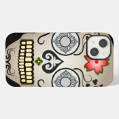 Rode ventilatorsuiker iPhone hoesje (Achterkant horizontaal)