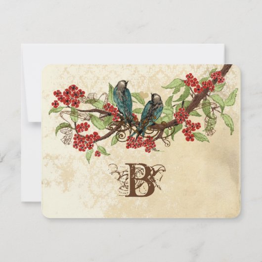 Rode ventilatortak vogels weddenschap RSVP (Achterkant)