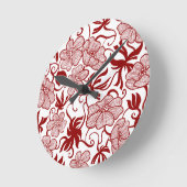 Rode ventilatorvergrendeling ronde klok (Hoek)