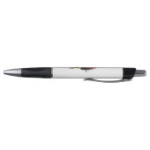 Rode veren pen met gouden punt (Bodem)
