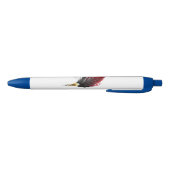 Rode veren pen met gouden punt (Bodem)