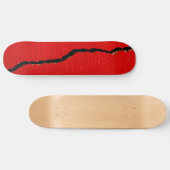 Rode verf in racks skateboard (Horizontaal)