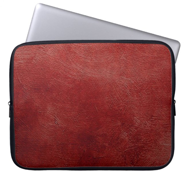 Rode verf | Zazzle_Growshop. Laptop Sleeve (Voorkant)