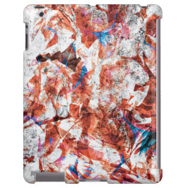 Rode verfborstel abstracte moderne digitale kunst iPhone 13 hoesje