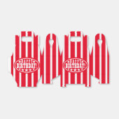 Rode Verjaardag Carnaval Bedankdoosjes (Uitgevouwen)