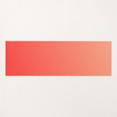 Rode verloopkleur yogamat (Voorkant (horizontaal))