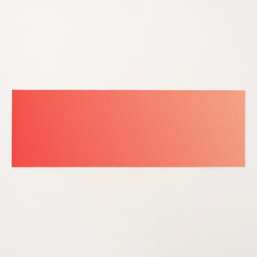 Rode verloopkleur yogamat (Voorkant (horizontaal))