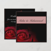 Rode verloving kaart (Voorkant / Achterkant)