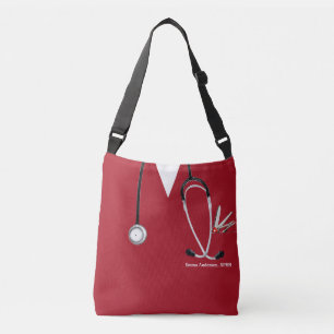 rode verpleegtas crossbody tas