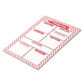 Rode Verpleging - Pathofysiologie Sjabloon Notitieblok (Schuin)