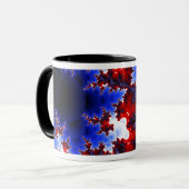 Rode versus blauwe Mokken (Voorkant links)