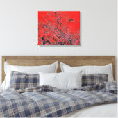 Rode verwarring canvas afdruk (Insitu (Slaapkamer))
