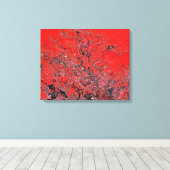 Rode verwarring canvas afdruk (Insitu (Houten vloer))