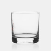 Rode Veterinaire School Afstuderen Custom Whisky Glas (Links)