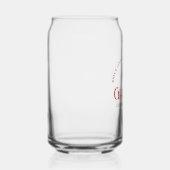 Rode Veterinaire School Afstuderen gepersonaliseer Blikvorm Glas (Rechts)