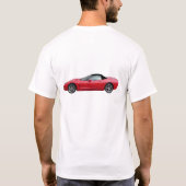 rode vette t-shirt (Achterkant)