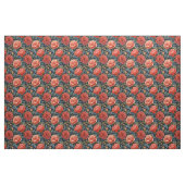 Rode Victoriaans Rozen Stof (Yard (91,4 cm))