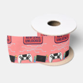 Rode Videogame Satijnen Lint (Spoel)
