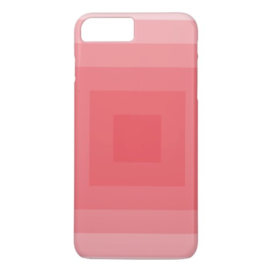 Rode Vierkante Geometrisch Case-Mate iPhone Case (Achterkant)