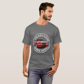 Rode Vintage Auto T-shirt (Voorkant volledig)