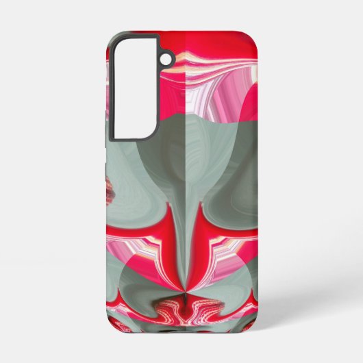 Rode Vintage Samsung Galaxy Hoesje (Achterkant)