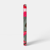 Rode Vintage Samsung Galaxy Hoesje (Linkerkant)