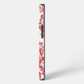 Rode Vintage Toile iPhone Hoesje (Linkerkant)