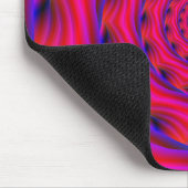 Rode Violet en blauwe spiraal Muismat (Hoek)