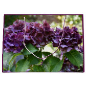 Rode Violet Hydrangea Bloeit Bloemig Groot Cadeauzakje (Voorkant)