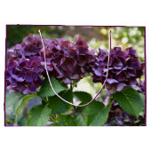 Rode Violet Hydrangea Bloeit Bloemig Groot Cadeauzakje (Achterkant)