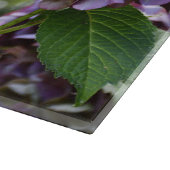 Rode Violet Hydrangea Bloeit Bloemig Snijplank (Hoek)