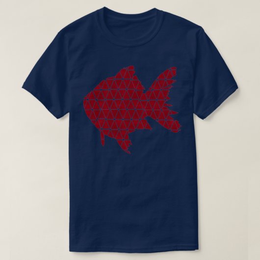Rode vis 1 t-shirt (Design voorkant)