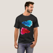 Rode Vis, Blauwe Vis T-shirt (Voorkant volledig)