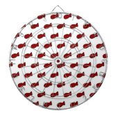 Rode vis dartbord (Voorkant)