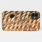 Rode vis door Patternwear© Fly Fishing Case-Mate iPhone Case (Achterkant (horizontaal))
