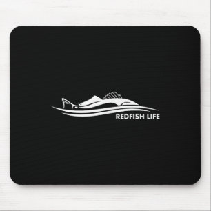 Rode Vis Leven Fly Fishing Vissen Rode Trommel Vis Muismat