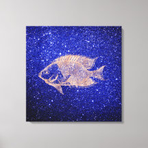 Rode vis Marine Zee Ocean Life Roze Rose Gold1