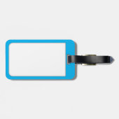 Rode vis met aangepaste tekst bagagelabel (Achterkant horizontaal)